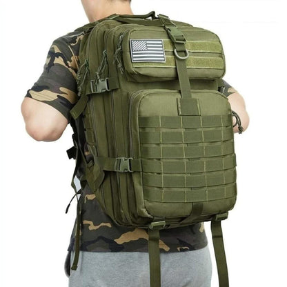 Mochila Táctica Militar 45L – Resistente y Versátil para Aventuras y Viajes