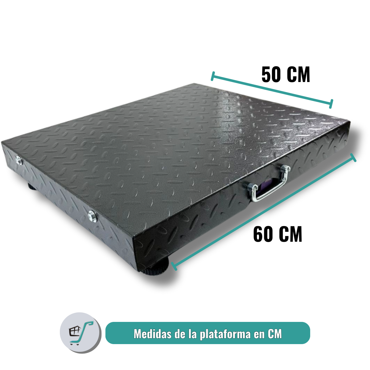 Báscula Inalámbrica 600 kg Balanza Recargable Alfajor