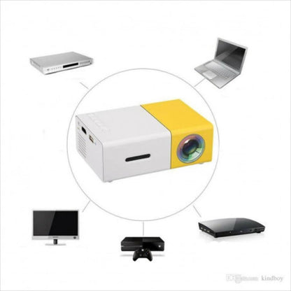 Mini Proyector LED YG300 Portátil – 600 Lúmenes, HDMI, USB, 60”