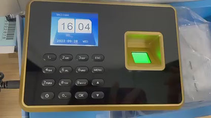 Tablero Biométrico de Huella Digital A7 — Control de Asistencia de Personal