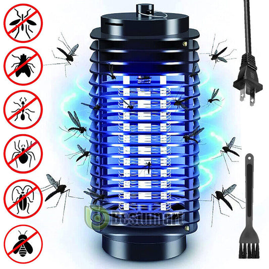 Lámpara Repelente Eléctrica Mata Moscas y Mosquitos para Interiores y Exteriores