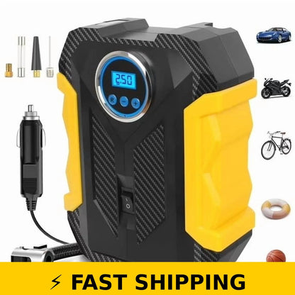 Compresor de Aire Digital 150 PSI – Nunca Más Te Quedes Varado por una Llanta Baja