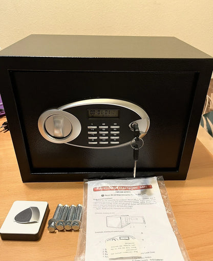 Caja Fuerte Digital Compacta 20x20x31 cm – Seguridad Electrónica para Hogar u Oficina