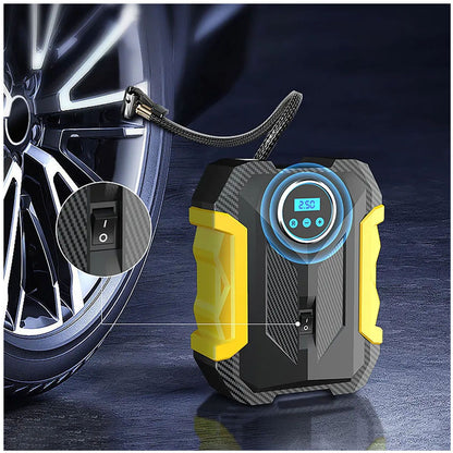 Compresor de Aire Digital 150 PSI – Nunca Más Te Quedes Varado por una Llanta Baja