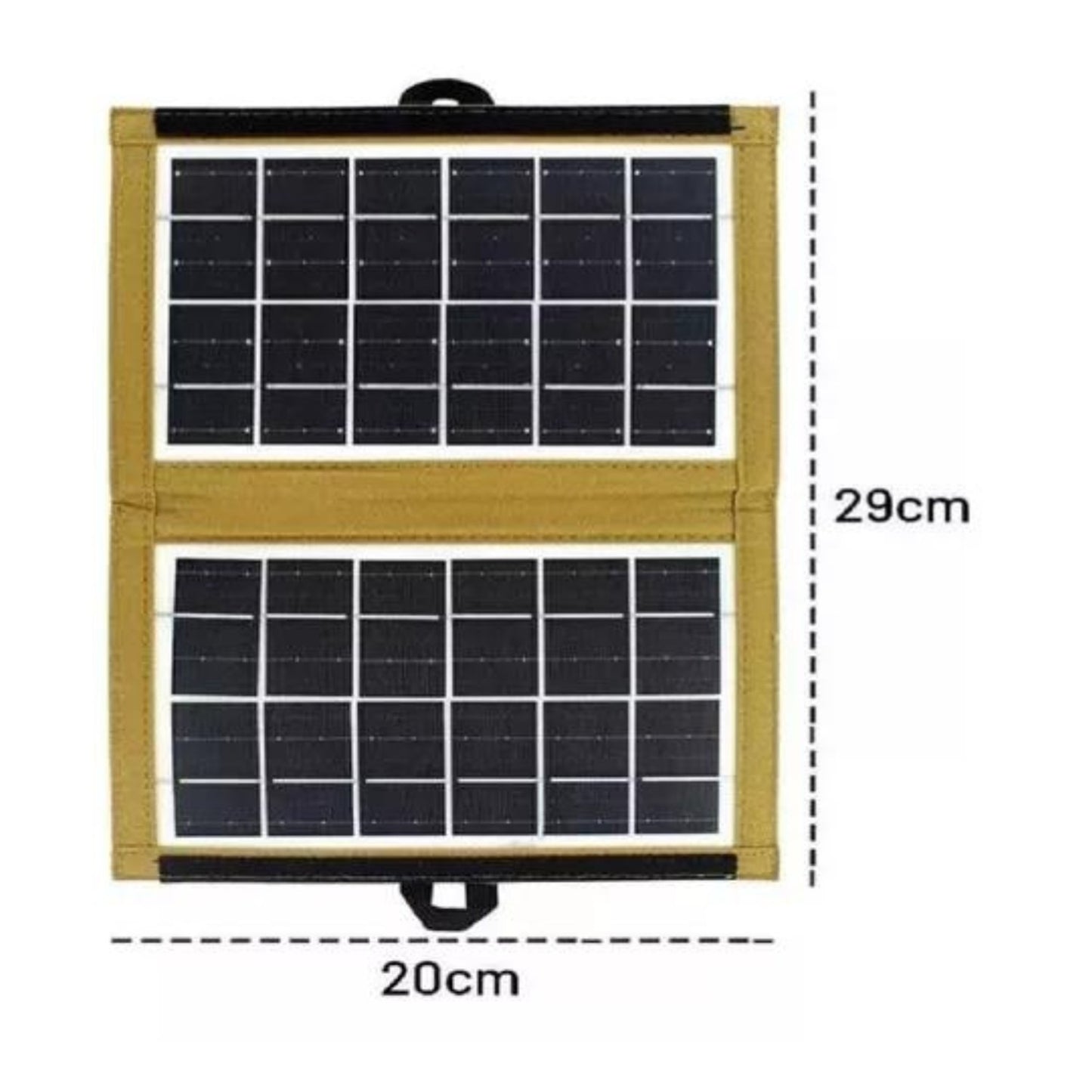 Panel Solar Portátil Para Bolso Con Usb Para Carga 6v 7w