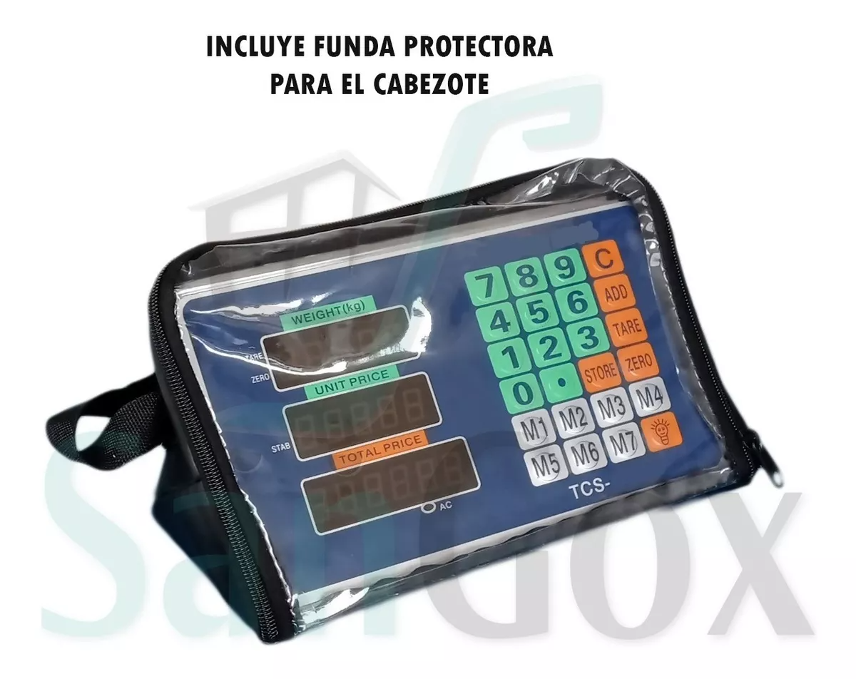 Báscula Inalámbrica 600 kg Balanza Recargable
