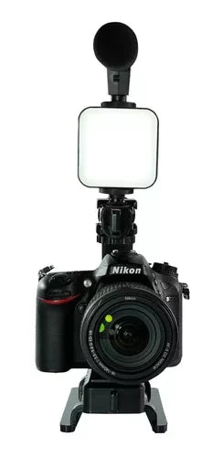 Estabilizador Para Celular Y Cámara Ay-49u Luz Led Control